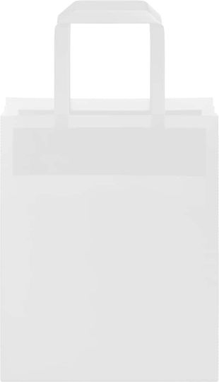vidaXL Χάρτινη Τσάντα για Δώρο Λευκή 18x22x8εκ. 250τμχ