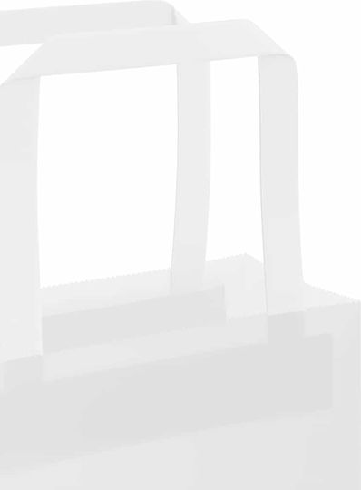 vidaXL Paper Bag for Gift White 26x35x12cm. 250pcs
