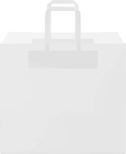 vidaXL Χάρτινη Τσάντα για Δώρο Λευκή 32x28x22εκ. 50τμχ