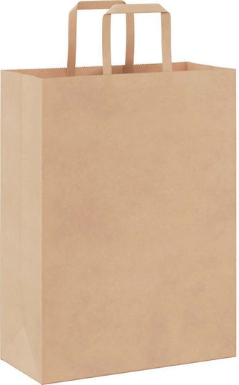 vidaXL Paper Bag for Gift Brown 26x35x12cm. 250pcs