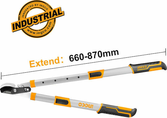 Ingco HLTS7608 Bypass Lopper 87cm for branches up to 40mm