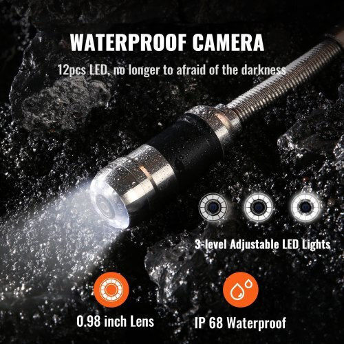 Vevor Endoscope Camera with 50m Cable