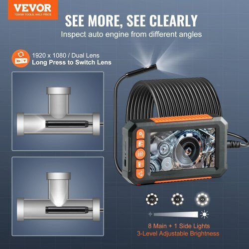 Vevor Endoscope Camera 1920x1080 pixels with 15m Cable