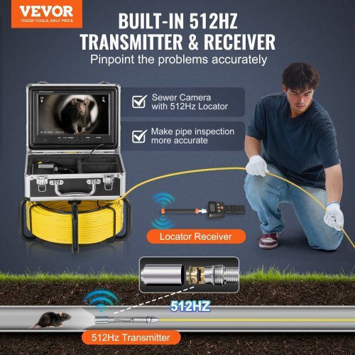 Vevor Endoscope Camera with 30m Cable