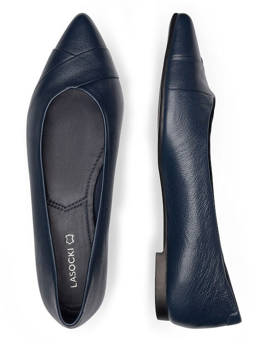Damen Ballerinas in Marineblau Farbe