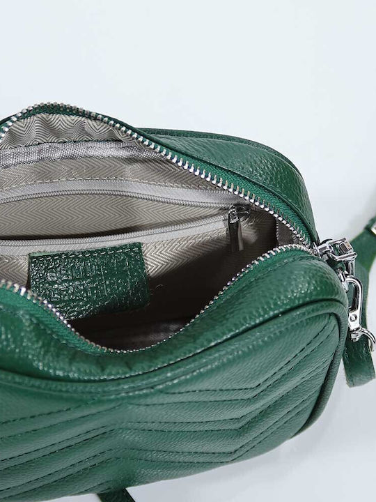 Passaggio Leather Leather Women's Bag Crossbody Green