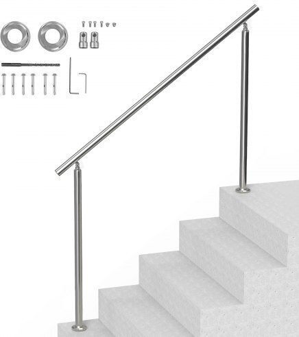 Vevor Κουπαστές 150cm Εξωτερικές Σκάλες Ηλικιωμένους Bxgslzfs150cee3y3v0