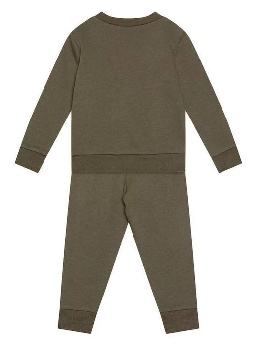 Converse Kids Sweatpants Set Khaki Little