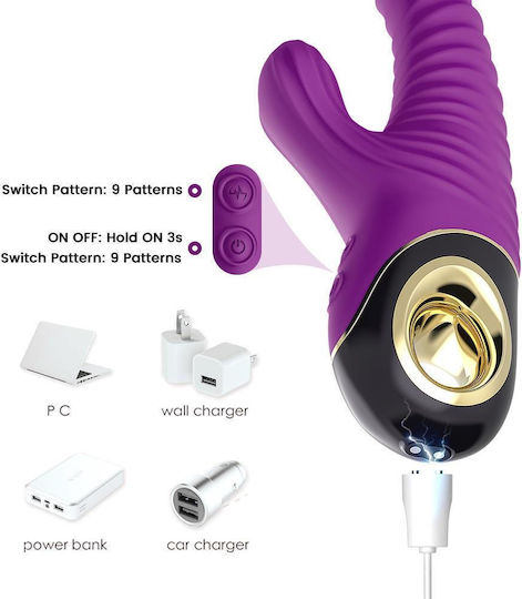 Multifunctional Bunny Vibrator 22cm 2x9 Modes