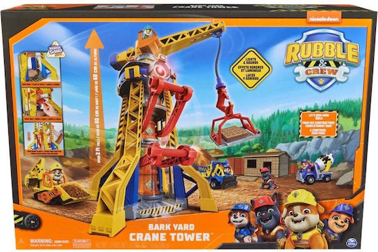 Spin Master Playset Rubble Crew Tower Crane Tower Paw Patrol for Ages 3+
