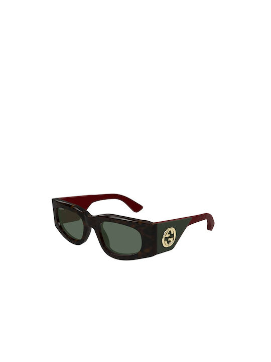 Gucci Sunglasses with Brown Tartaruga Plastic Frame GG1664S 002