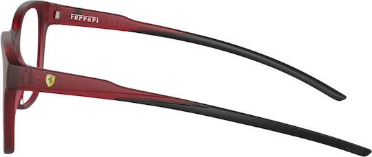 Ferrari Bărbați Plastic Rame Ochelari Burgundy 8006-508-5318