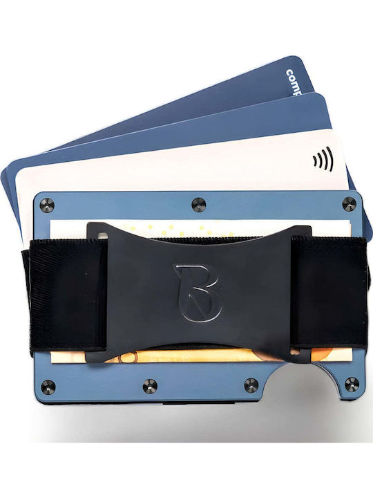 Money Clip με RFID Μπλε
