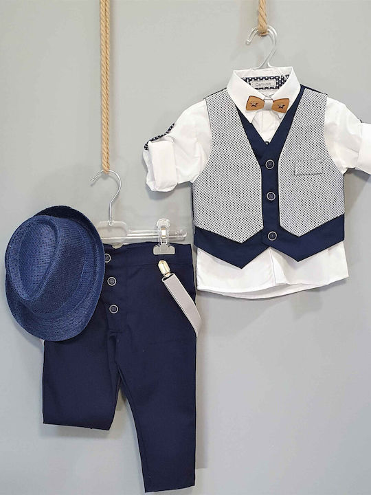 Taufset für Jungen Flugzeug Reiseoutfit Karussell 10-teilig Pc-278