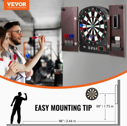 Vevor Dartboard Cabinet Set Easy Assembly Accessories Dztzzxb00000fq0dmv9