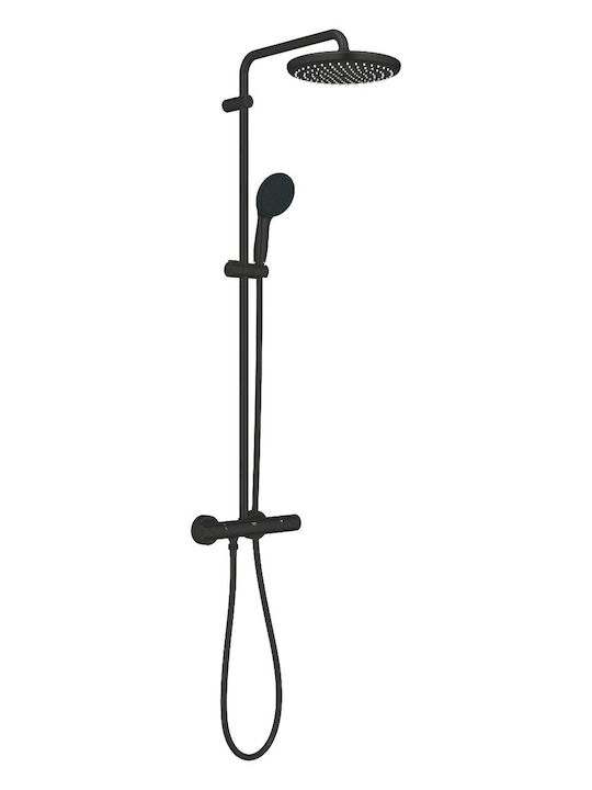 Grohe Coloană de duș cu Baterie Neagră Grohe Coloană de duș cu Baterie Neagră
