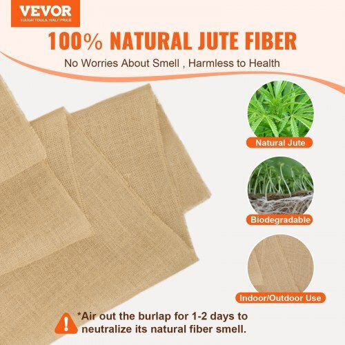 Vevor Плат за Декорация Burlap 40x75бр Бежов