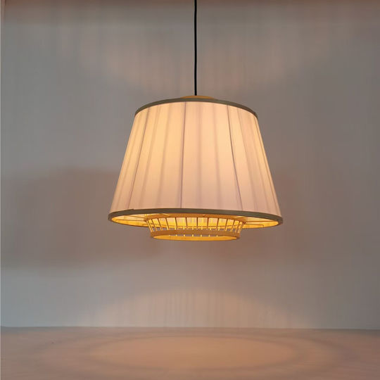 Pakketo Torzo Pendant Light Beige 40x40x32.5cm Pakketo Torzo Pendant Light Beige 40x40x32.5cm
