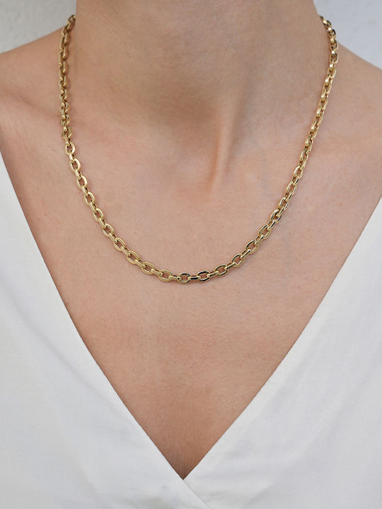 Kritsimis Gold Kette Für Nacken 14K