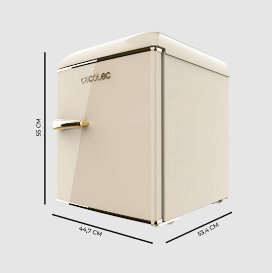 Cecotec Retro Mini Bar 45lt Υ55xΠ44.7xΒ53.4εκ. Μπεζ Bolero CoolMarket TT Origin 45