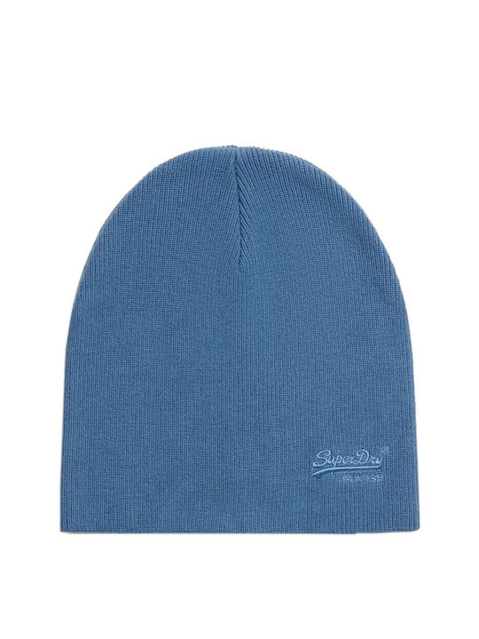 Superdry Essential Logo Beanie Unisex Căciulă Tricotat în culoarea Albastru