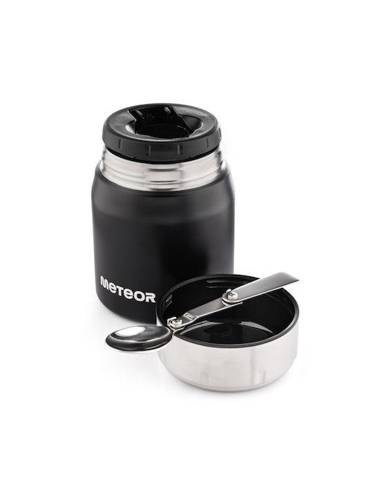 Meteor Δοχείο Φαγητού Inox Θερμός Γκρι 500ml