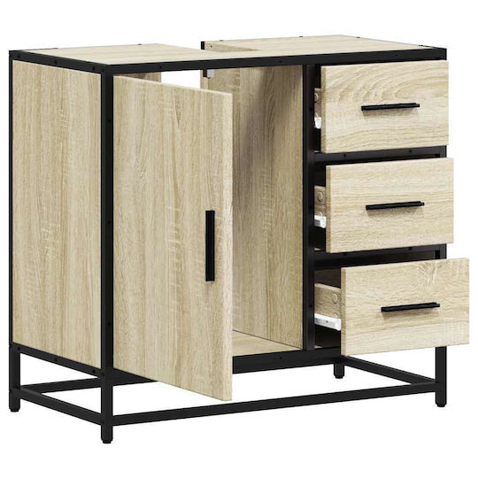 vidaXL Πάγκος χωρίς Νιπτήρα Μ65xΒ33xΥ60cm Sonoma Δρυς