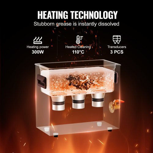 Vevor Ultrasonic Cleaner 6lt with Digital Timer