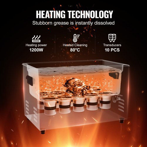 Vevor Ultraschallreiniger 30Es mit digitalem Timer
