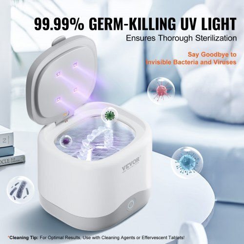 Vevor Ultrasonic Cleaner 200ml with Mechanical Timer