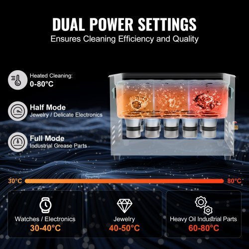 Vevor Ultraschallreiniger 30Es mit digitalem Timer