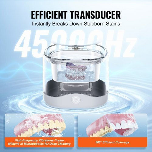 Vevor Ultrasonic Cleaner 200ml with Mechanical Timer