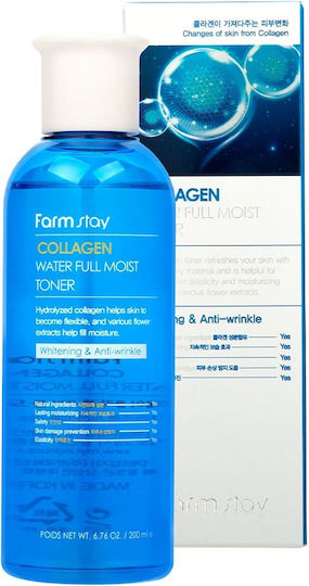 Farm Stay Collagen Water Full Moist Liquid Facial Toning 200ml