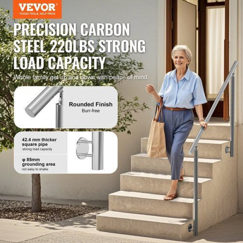 Vevor 59 Handrails Outdoor Stairs Side Support Bxgslzfs150cqri7ov0