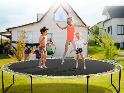 Vevor Replacement Trampoline Mat Frame 15ft 96 V-rings Springs 7" Yxbctd15yc96zr38wv0