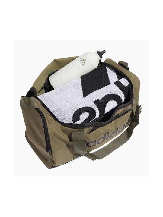 adidas Linear Duffel S Ανδρική Τσάντα Ώμου για Γυμναστήριο Πράσινη