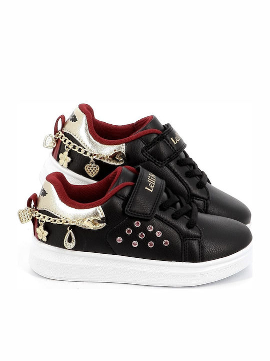 Gioiello Kids Sneakers with Scratch Black