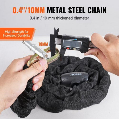 Vevor Bicycle Chain Lock 1.8m Combination 4 Keys 10mm Zxclsytsls104e02zv0