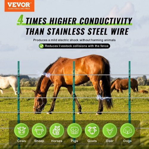 Vevor Fence Wire Electric Fence WLDXLZKLZK16Y7NKHY3