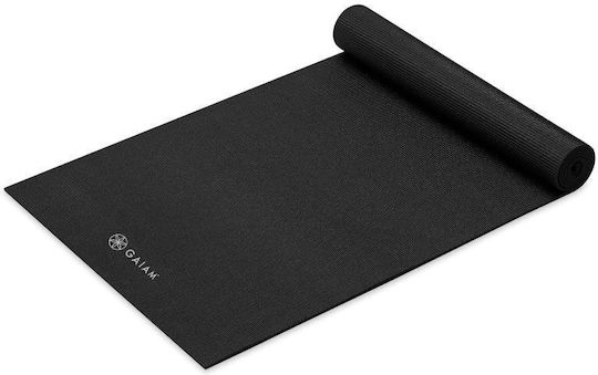 Gaiam Στρώμα Γυμναστικής Yoga Μαύρο (173x61cm)