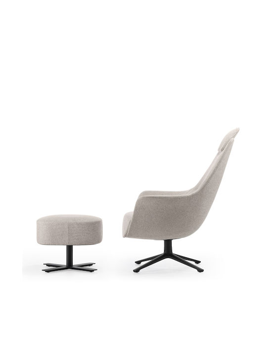 Armchair Visitor in Gray Color 79x85x110cm 1pcs