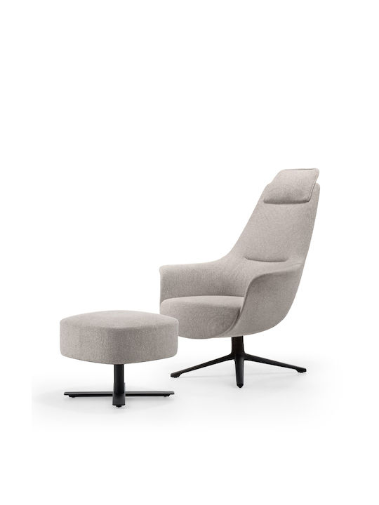 Armchair Visitor in Gray Color 79x85x110cm 1pcs