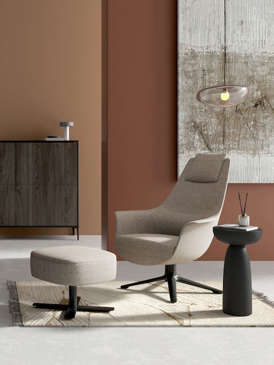 Armchair Visitor in Gray Color 79x85x110cm 1pcs