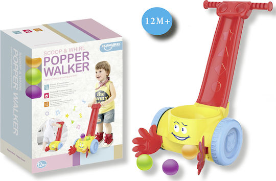 Martin Toys Multicolour Battery-Powered Baby Push Walker That Throws and Collects Balls With Sounds