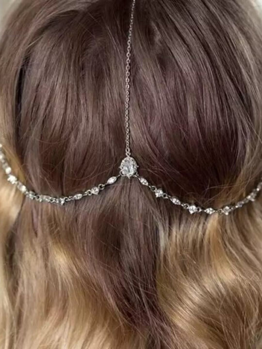 Κόσμημα Ζιργκόν Ασημί Glory Bride Ac1 Hair Duty Hrd-ac1