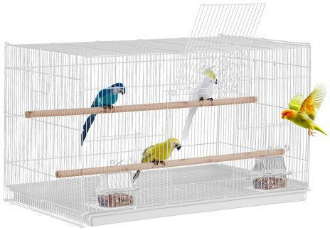 Vevor Bird Cage 76x46x45.5cm. White