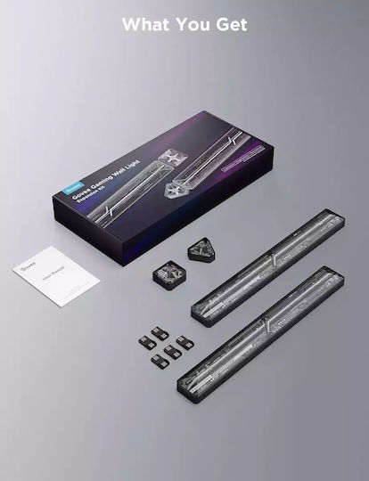 Govee Декоративно Осветително Тяло Gaming Wall Expansion Kit RGBIC Бар 2 Брой