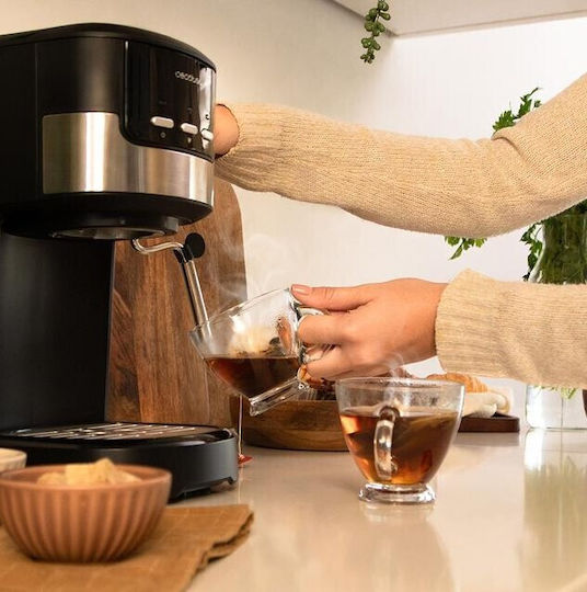 Cecotec Power Espresso 20 Pecan Automatic Espresso Machine 1100W Pressure 20bar Black