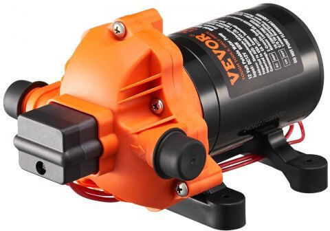 Vevor Diaphragm Pump 12v 1.8gpm 6.81 L Min 3-Chamber Pressure Switch 12vyysb3q18gvu9m9v9