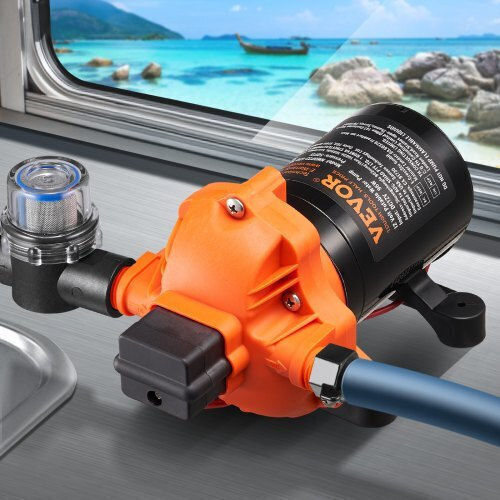 Vevor Αντλία Διαφράγματος 12v 3gpm 11.36 L Min 3-θάλαμοι Διακόπτη Πίεσης 12vyysb3q30gcjb2mv9